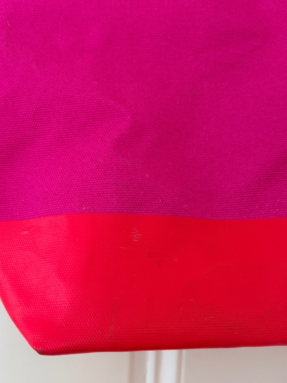 Kate Spade Dipped Canvas Tote in Pink/Red - Picture 3 of 6